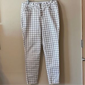 Wit & Wisdom Stretch Jeans With Geometric Pattern - Size 10